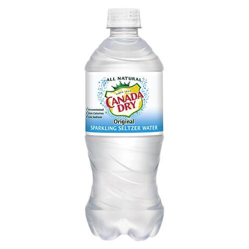 Canada-Dry sparkling selter water